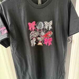 Black and Pink Graphic T-Shirt